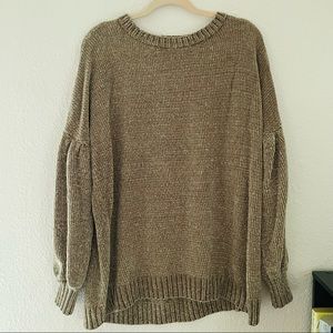 Fuzzy Knit Oversized Sweater